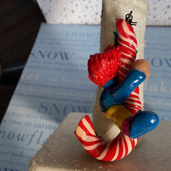 Handcrafted; Clown; Candy Cane; Ornament - Picture 6 of 7